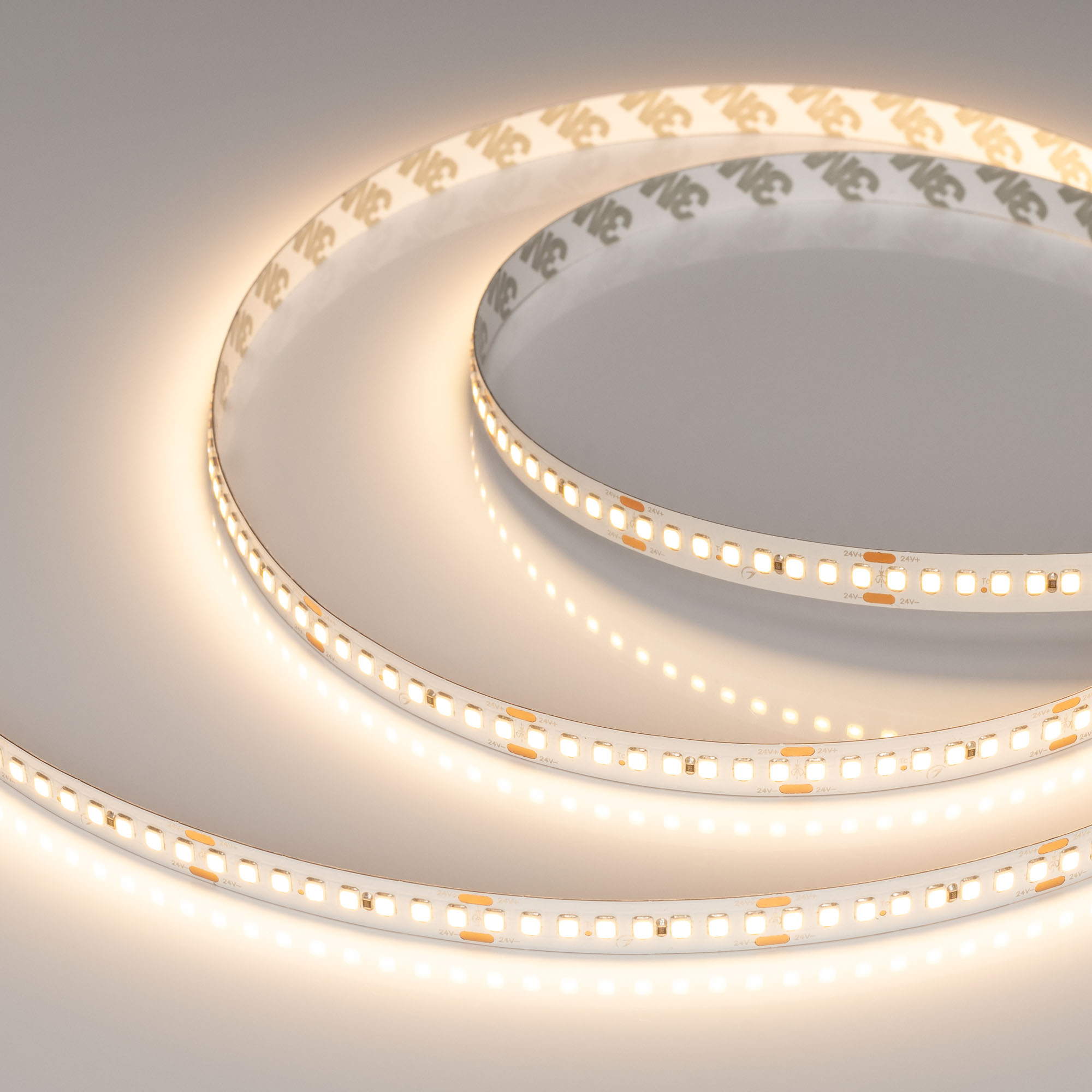 Светодиодная лента RT-A192-10mm 24V Warm3000 (17.6 W/m, IP20, 5m) (Arlight, высок.эфф.150 лм/Вт) — изображение 2